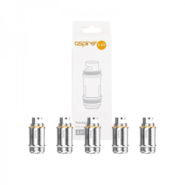 Coils PockeX 0.6/1.2Ω (5pcs) - Aspire