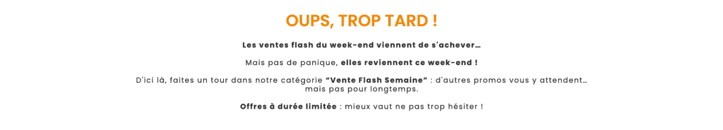 Vente Flash Week End