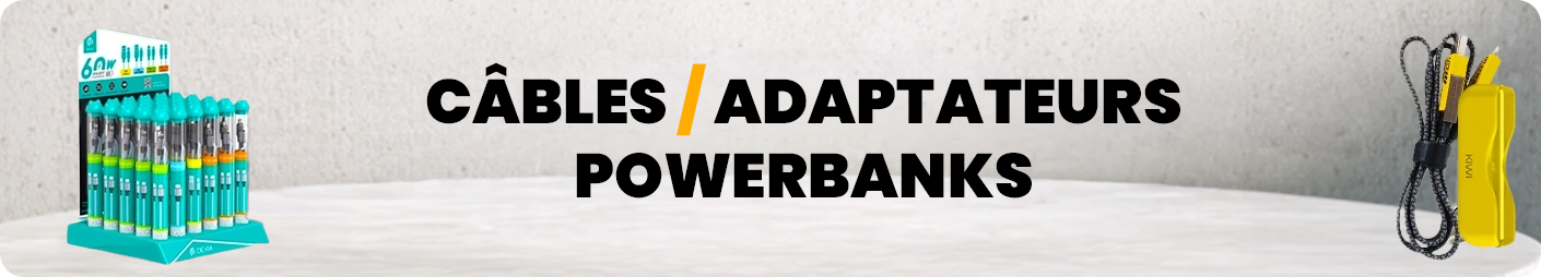 Chargeurs / Câbles / Powerbanks