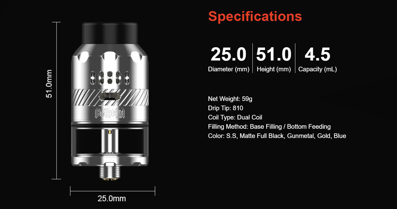 Helheim RDTA Hellvape Helheim RDTA Hellvape