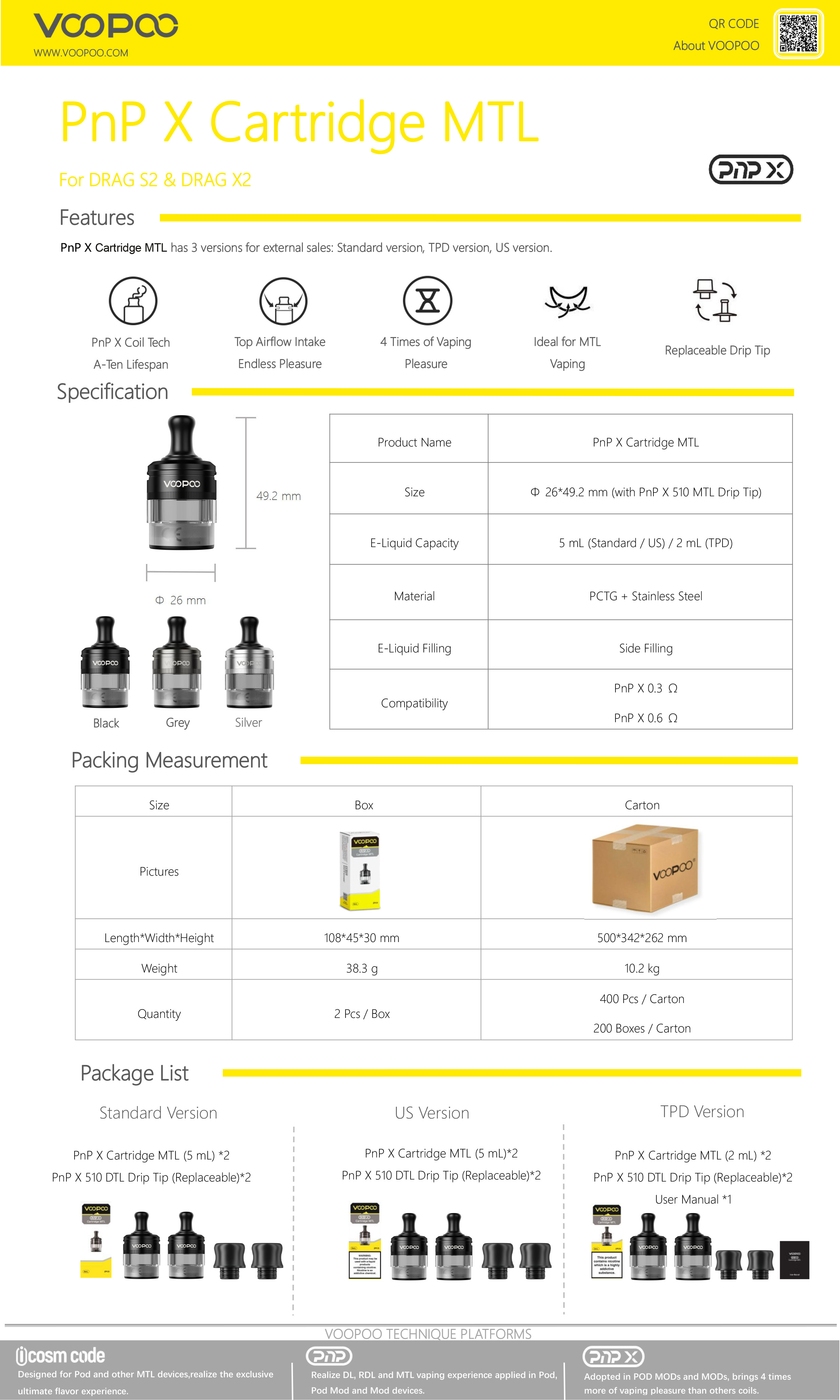 PnP%20X%20Cartridge%20MTL2 | Ecigareta.hr