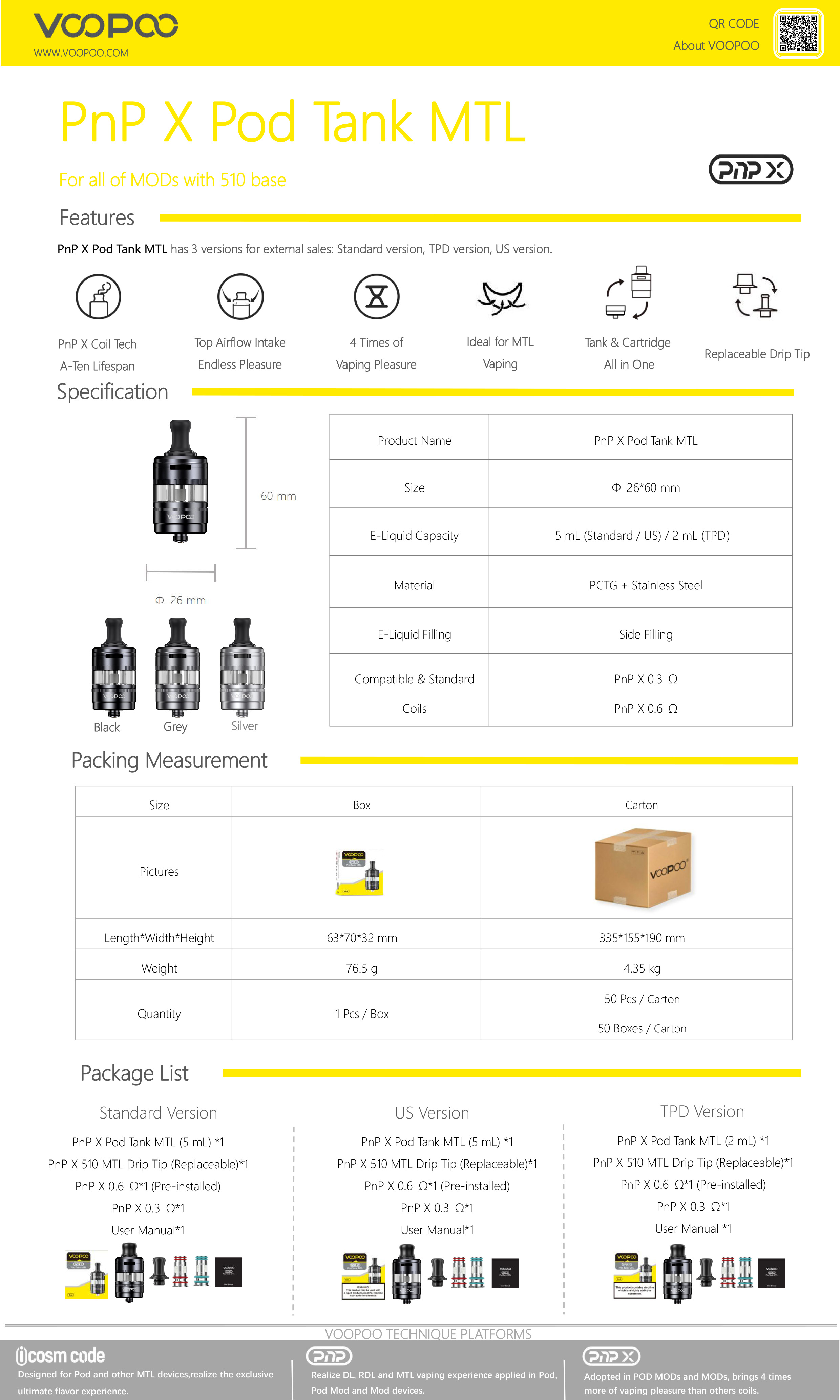 PnP%20X%20Pod%20Tank%20MTL2 | Ecigareta.hr