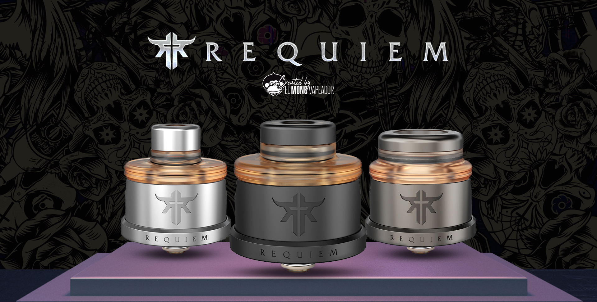 REQUIEM RDA 22MM - VANDY VAPE. 1 20091F9345X56 - REQUIEM RDA 22MM - VANDY VAPE.