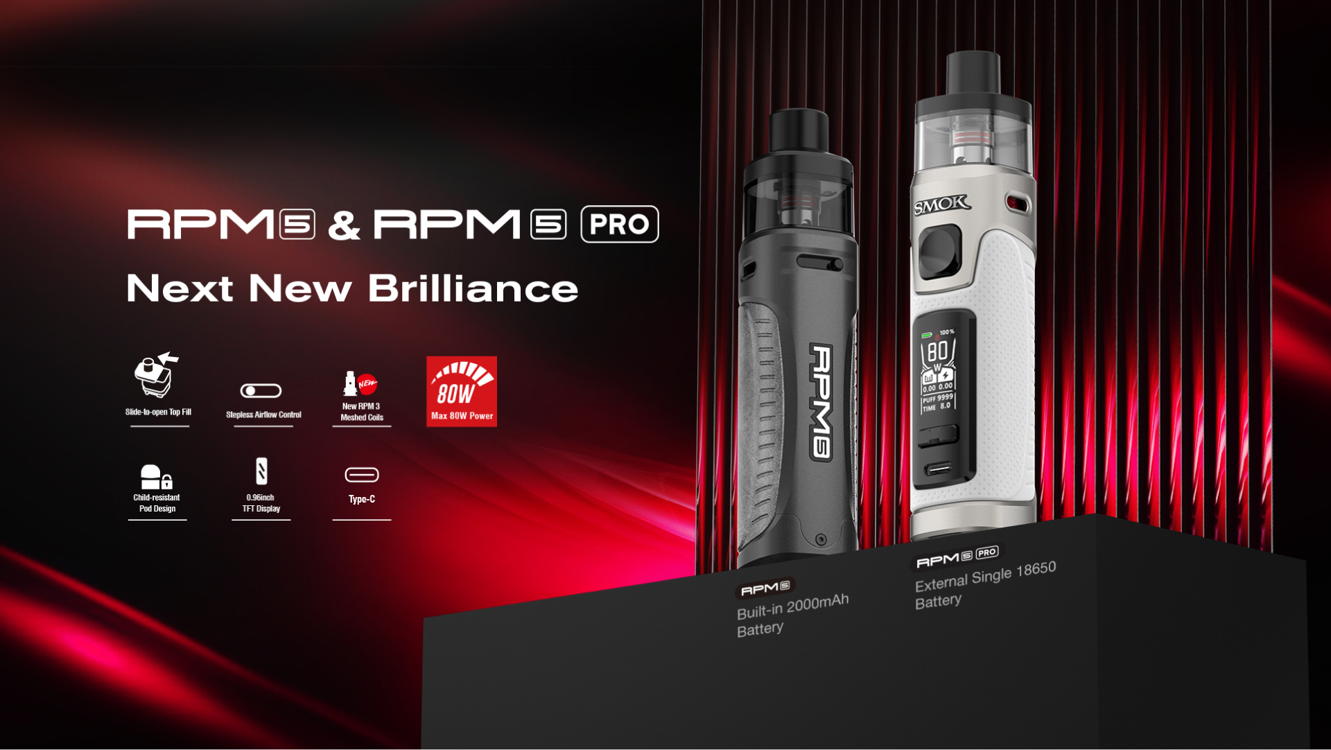 SMOK – Kit RPM 5 Pro 6.5ml – my-ecigshop